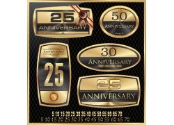 七周年店慶立體數(shù)字矢量圖模板 打造專業(yè)慶典廣告的得力助手